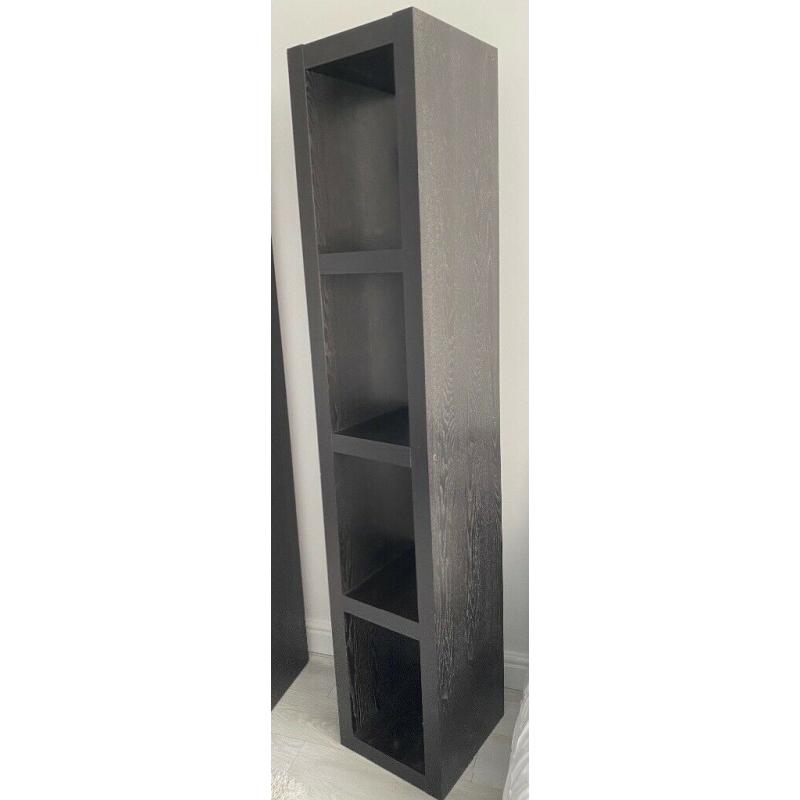 Ikea black brown shelving/ bookcase/ display unit