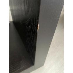 Ikea black brown shelving/ bookcase/ display unit