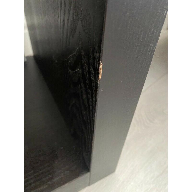 Ikea black brown shelving/ bookcase/ display unit
