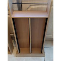 Bookshelf and dvd holder