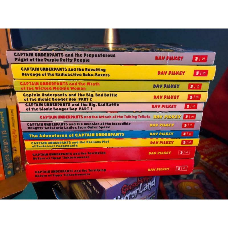 Captain Underoants books