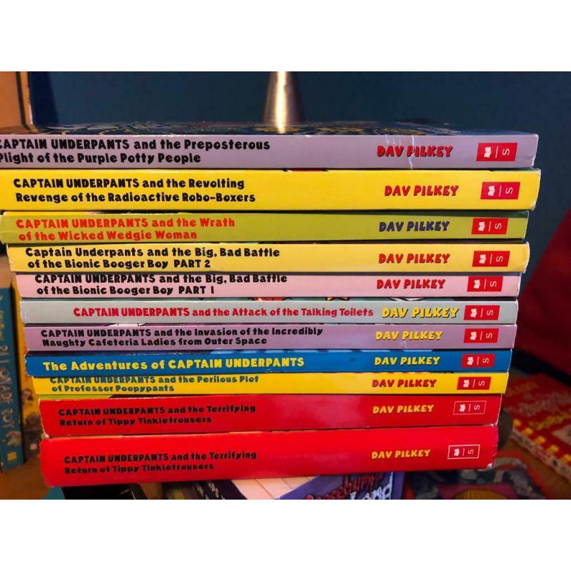 Captain Underoants books