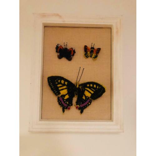 3D butterfly picture frame