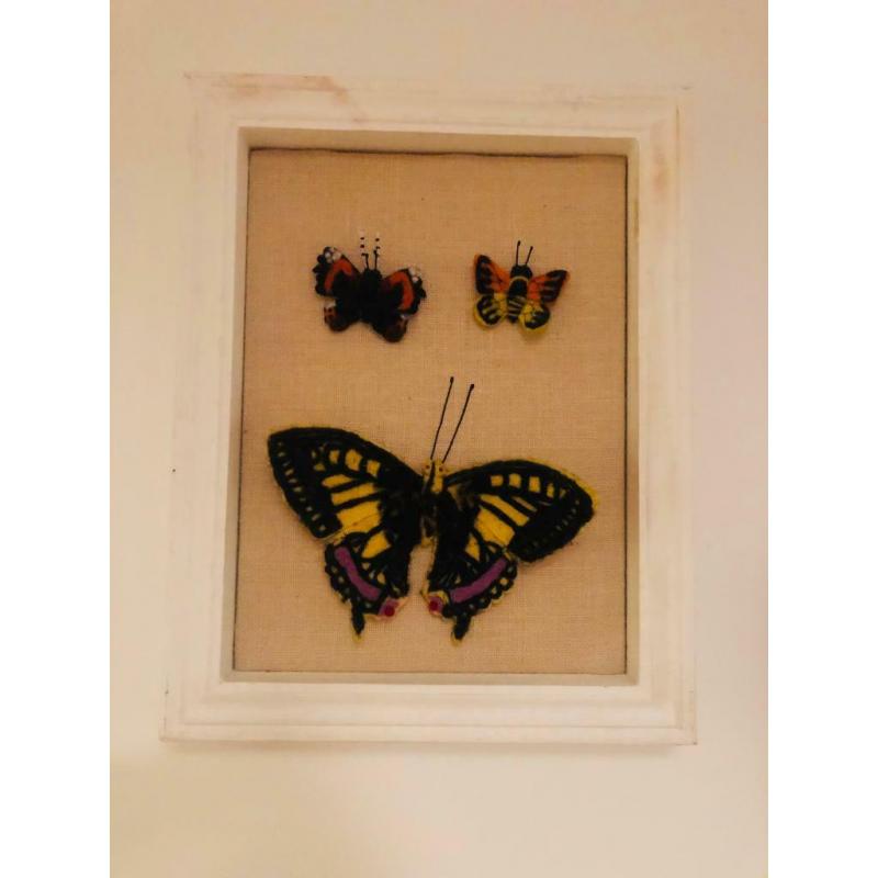 3D butterfly picture frame