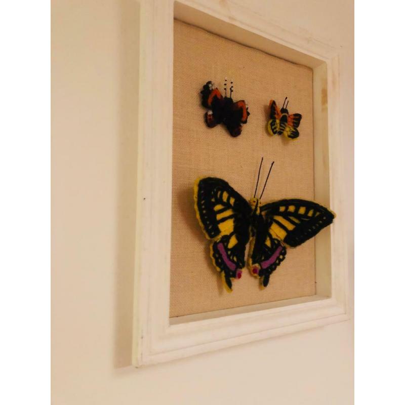 3D butterfly picture frame