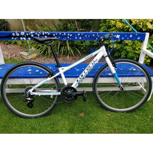 Carrera Saruna Junior Hybrid Bike - Blue/White