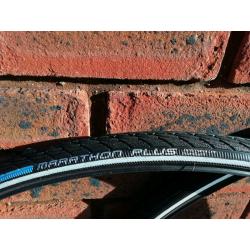 NEW - Schwalbe Marathon Plus Road Bike Tyres 700 x 25 - Puncture Guard