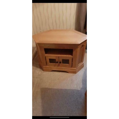 TV stand and glass table