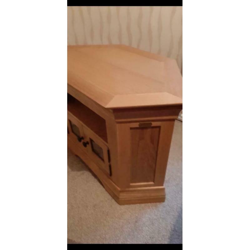 TV stand and glass table