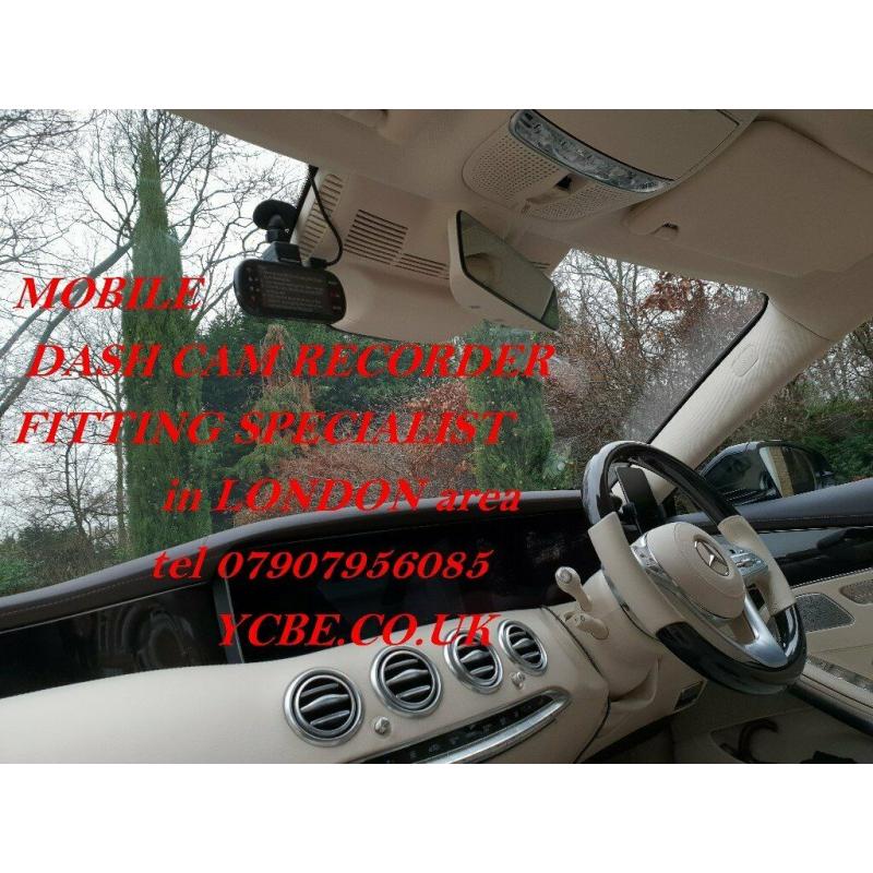 Car Dash Cam fitted Recorder camera DVR van INSTALLATION in London area