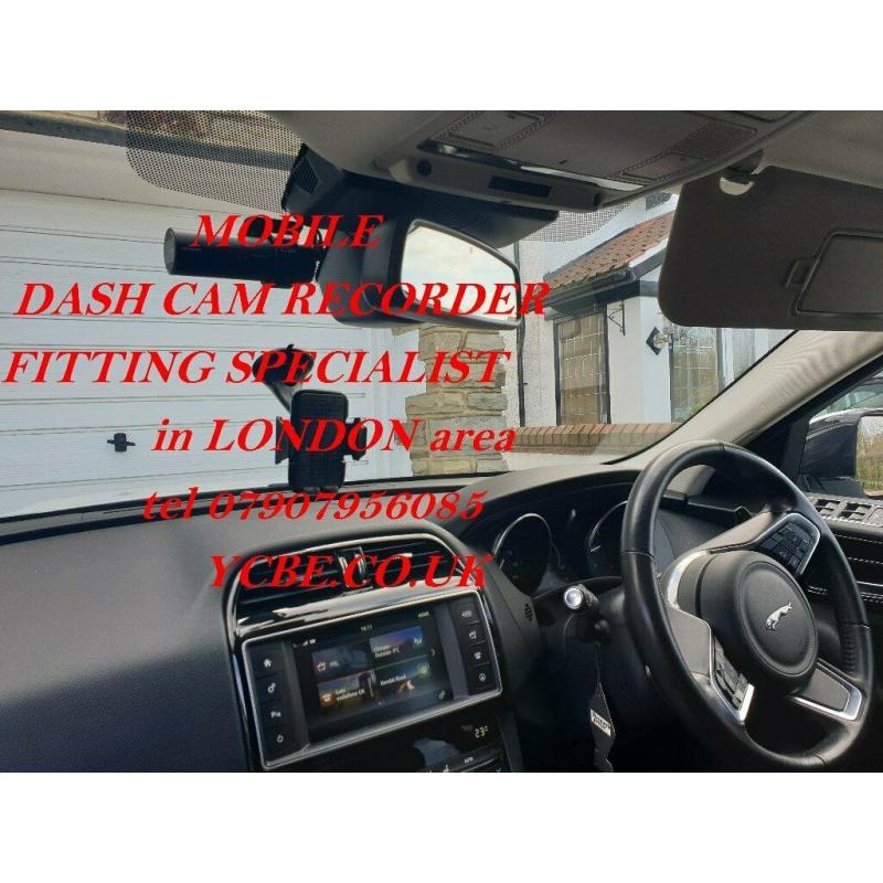 Car Dash Cam fitted Recorder camera DVR van INSTALLATION in London area