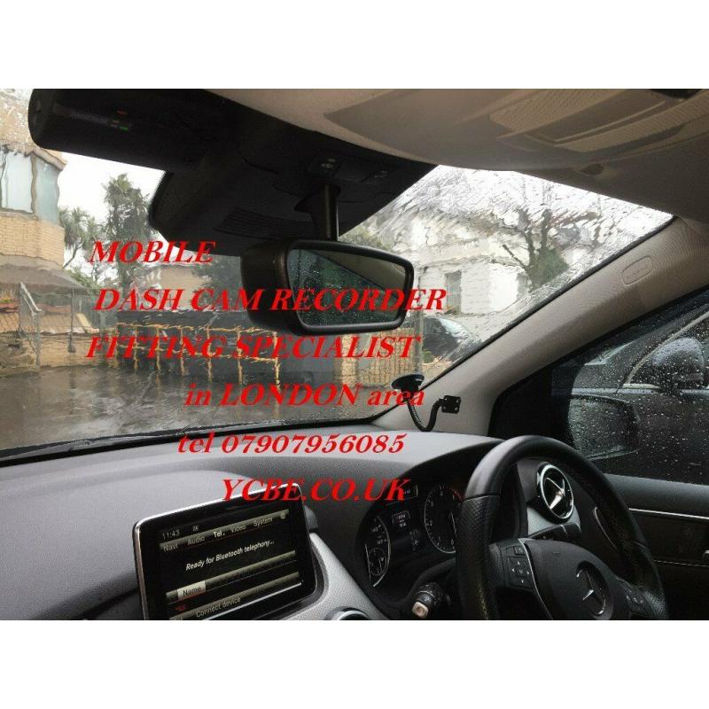 Car Dash Cam fitted Recorder camera DVR van INSTALLATION in London area