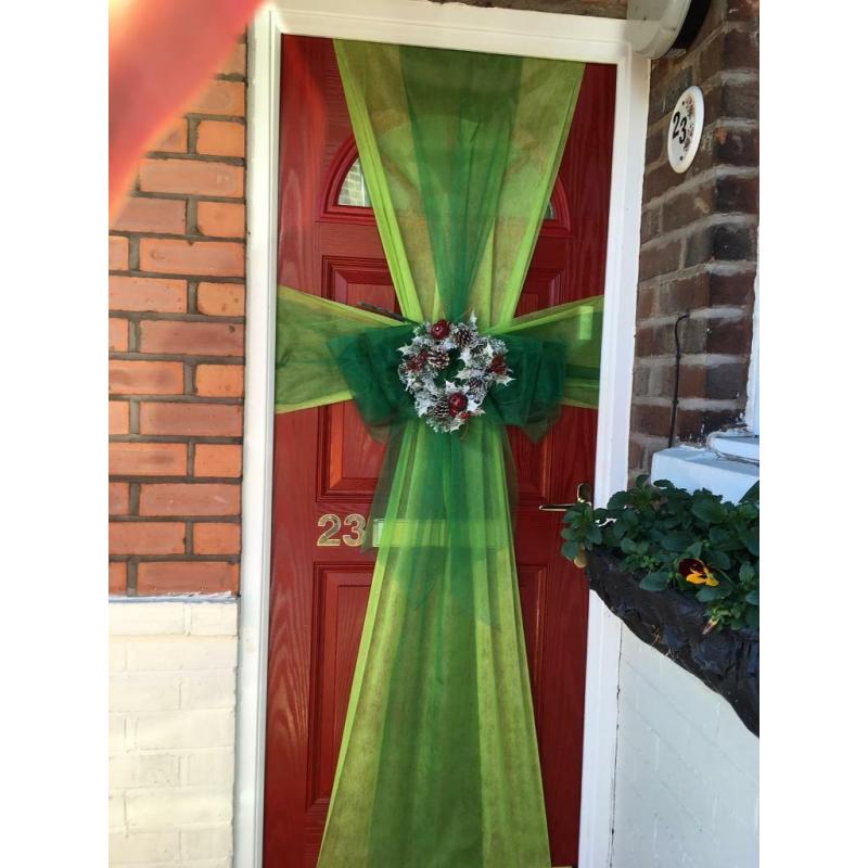 Luxury Door Bows delivered and fitted