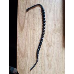 Wood and metal beads bracelet