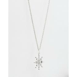 Boat Wheel Necklace In grey