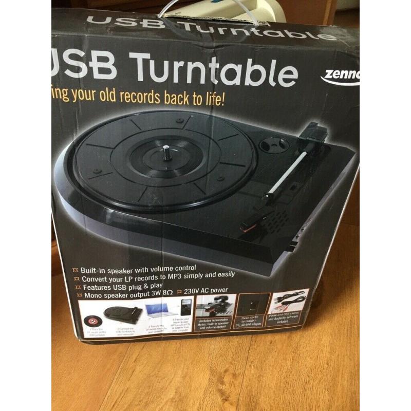 USB turntable brand new in box