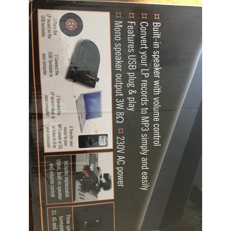 USB turntable brand new in box