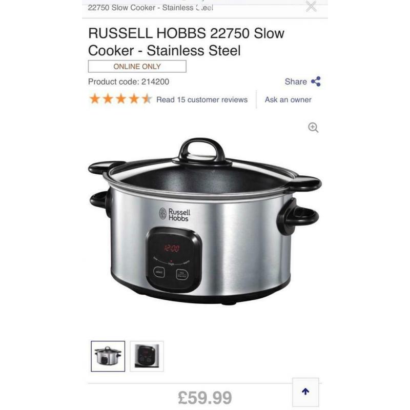 Russell Hobbs Maxi Slow Cooker 6 Litres 22750