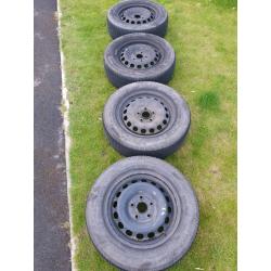 Vw caddy steel wheels 5x112