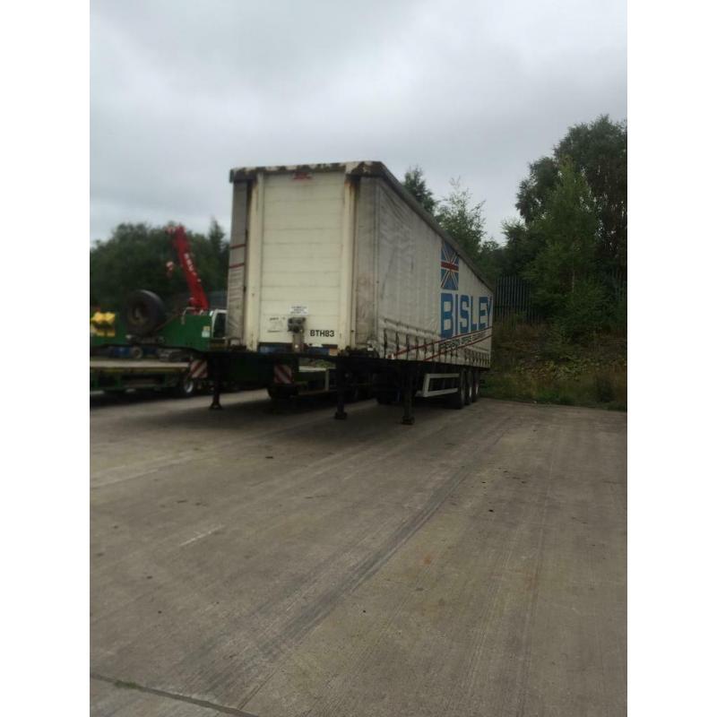 45 foot curtainsider trailer