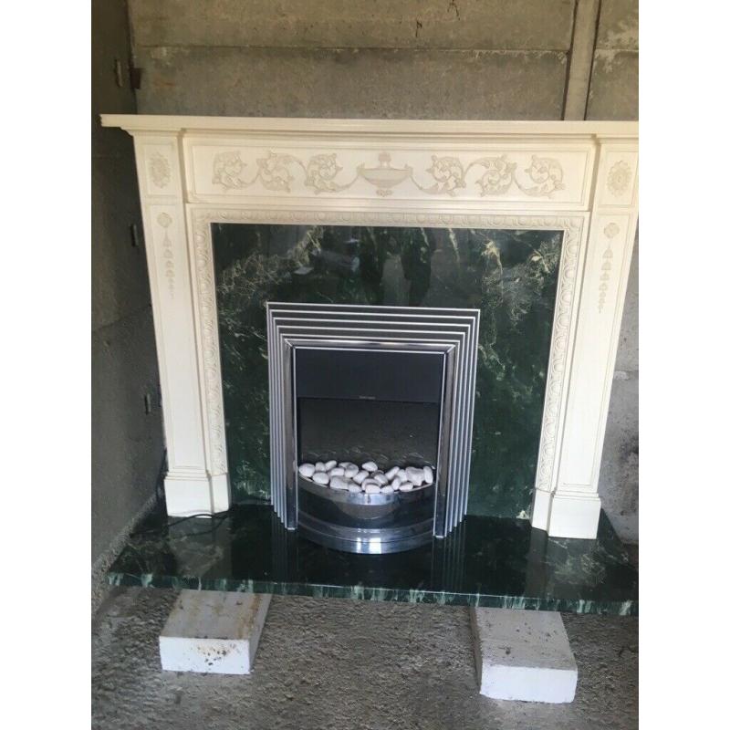 Electric fire and surround