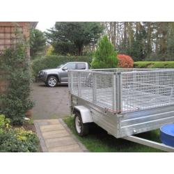 Paxton Double cage 8ftx5ft trailer as new with many extras