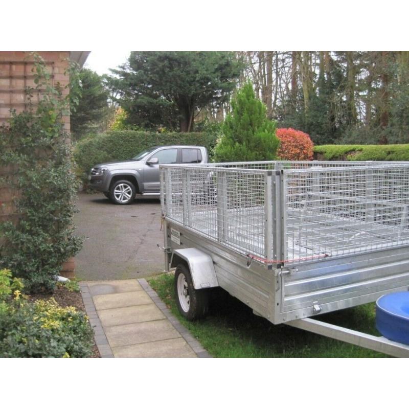 Paxton Double cage 8ftx5ft trailer as new with many extras