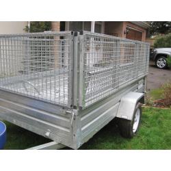 Paxton Double cage 8ftx5ft trailer as new with many extras