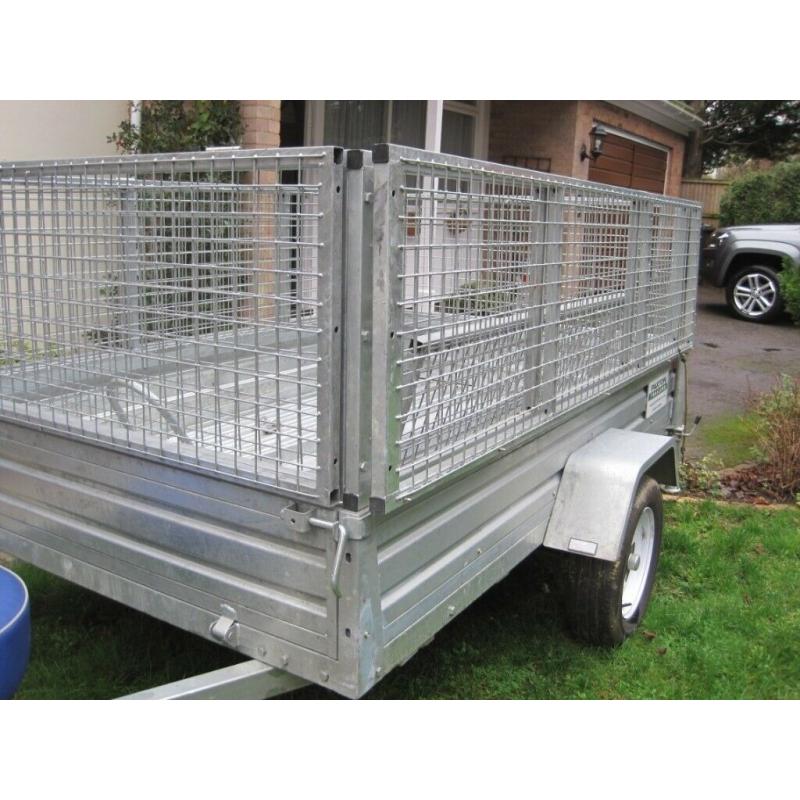 Paxton Double cage 8ftx5ft trailer as new with many extras
