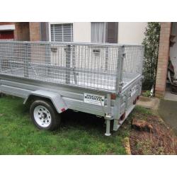 Paxton Double cage 8ftx5ft trailer as new with many extras
