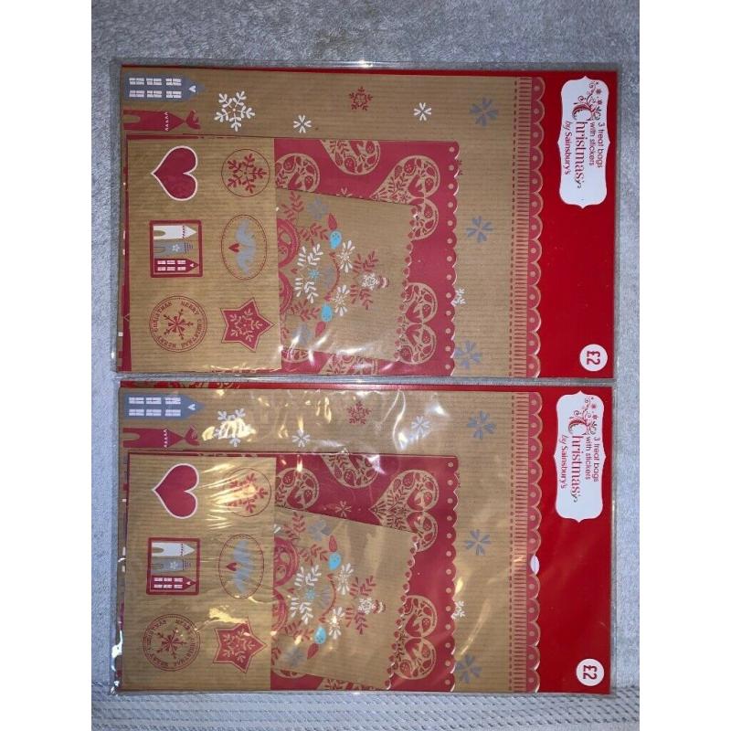 2 x New Packs of Christmas Treat / Gift Bags IP1