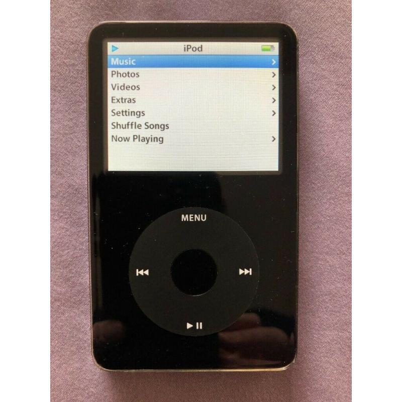 Apple iPod 30GB Black with accessories (see 5 pics for bundle)