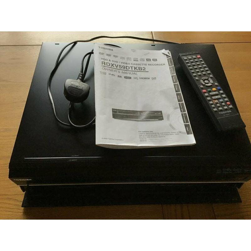 Toshiba RDXV59DTKB2 HDD & DVD/Video Cassette Recorder