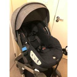 Stokke IZi sleep car seat with base.