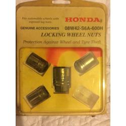 Honda locking wheel nuts