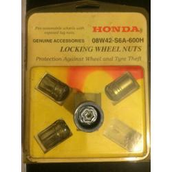 Honda locking wheel nuts