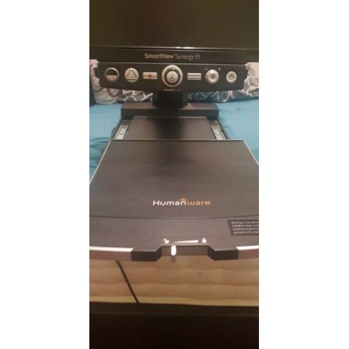 HumanWare SmartView Synergy PI 23 in video magnifier with advanced con