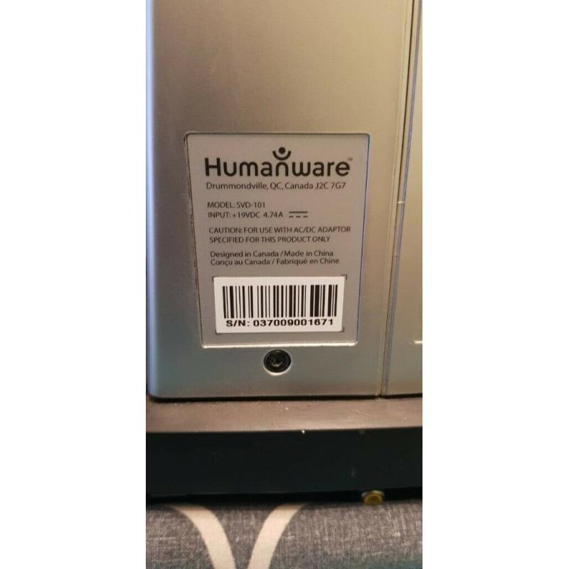 HumanWare SmartView Synergy PI 23 in video magnifier with advanced con