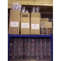 New & used pint glasses branded house bbq wedding party home bar man c