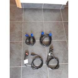 Power cable and VGA cable