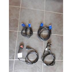 Power cable and VGA cable