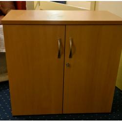 Desk High Office Storage Cupboard Lockable For Sale