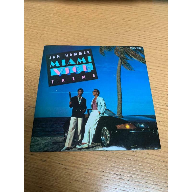 Jan Hammer Miami Vice Theme 7? Vinyl Record