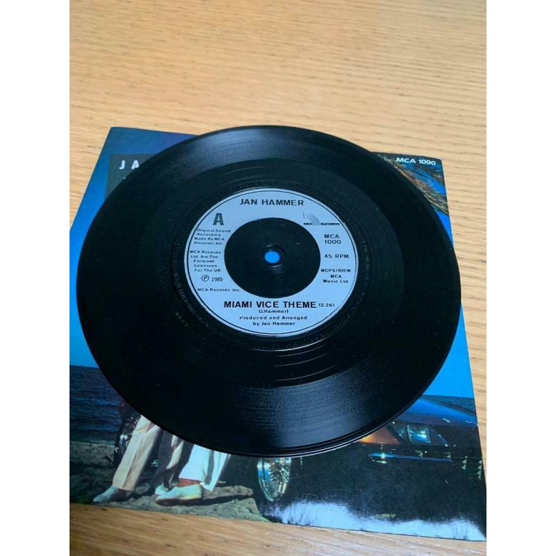 Jan Hammer Miami Vice Theme 7? Vinyl Record