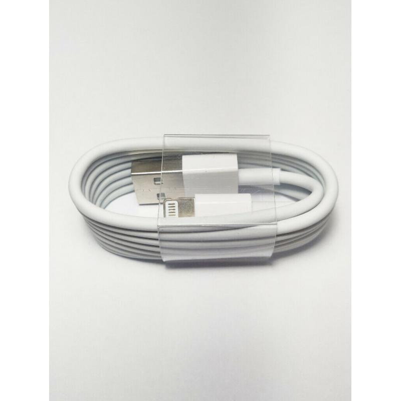 IPHONE Premium USB Lightning Cable 1 metre white. Fast & Free Shipping