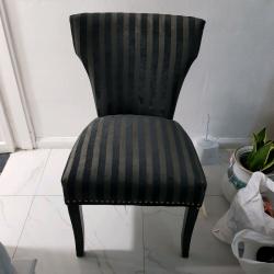 Black, grey and charcoal chair