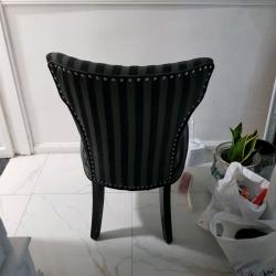 Black, grey and charcoal chair