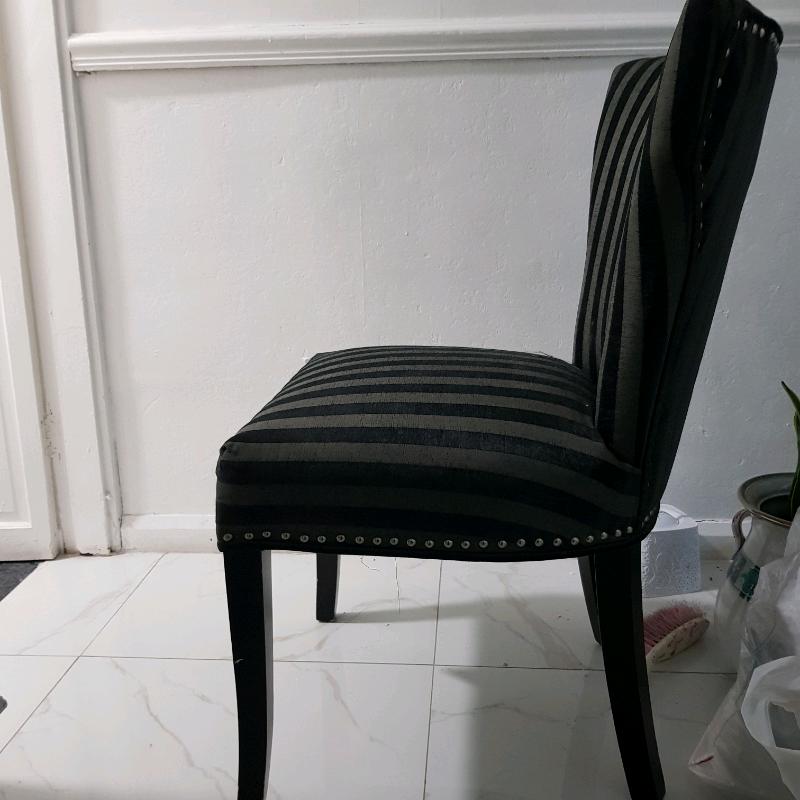 Black, grey and charcoal chair