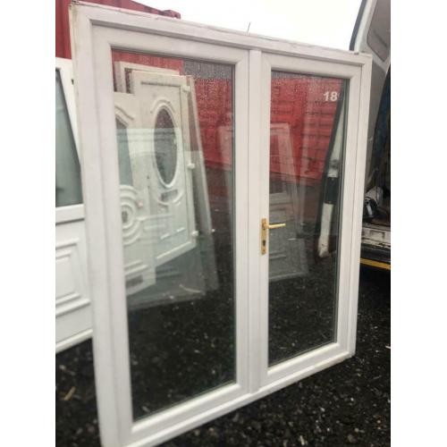 UPVC french patio doors man cave hot tub room summerhouse home gym / office 1740x2020