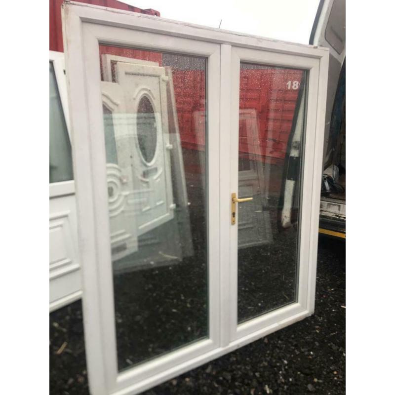 UPVC french patio doors man cave hot tub room summerhouse home gym / office 1740x2020